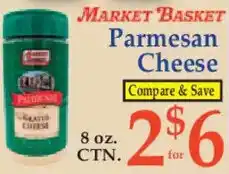 Market Basket Market Basket parmesan cheese offer