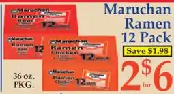 Market Basket Maruchan Ramen offer