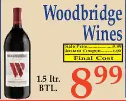 Market Basket Woodbridge Wines offer