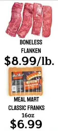Seven Mile Market Meal Mart classic franks offer