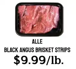 Seven Mile Market Alle black angus brisket strips offer