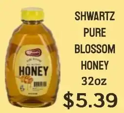 Seven Mile Market Shwartz pure blossom honey offer