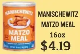 Seven Mile Market Manischewitz matzo meal offer