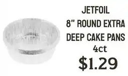 Seven Mile Market Jetfoil 8" round extra deep cake pans offer