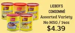 Seven Mile Market Lieber's consommé offer