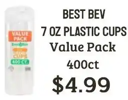 Seven Mile Market Best bev 7 oz plastic cups offer