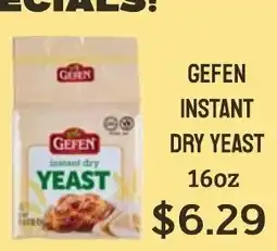 Seven Mile Market Gefen instant dry yeast offer