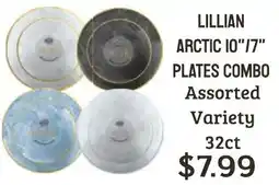 Seven Mile Market Lillian arctic 10"/7" plates combo offer