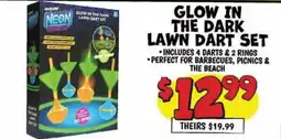 Ollie's Game One Neon Glow In The Dark Lawn Dart Set offer