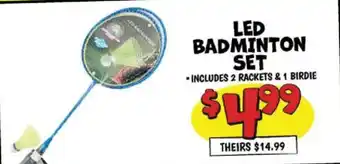 Ollie's Led badminton set offer