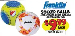 Ollie's Franklin soccer balls offer