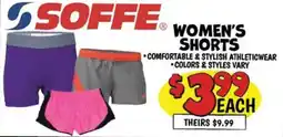 Ollie's Soffe women's shorts offer