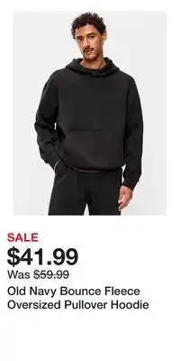 Old Navy Old Navy Bounce Fleece Oversized Pullover Hoodie offer
