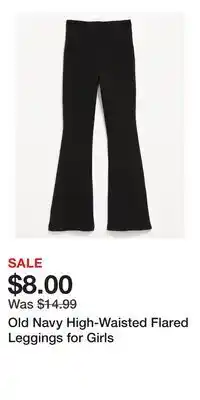 Old Navy Old Navy High-Waisted Flared Leggings for Girls offer