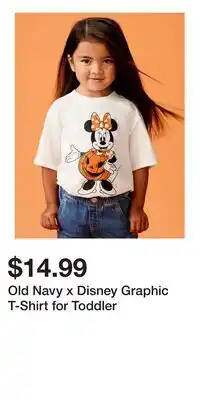 Old Navy Old Navy x Disney Graphic T-Shirt for Toddler offer
