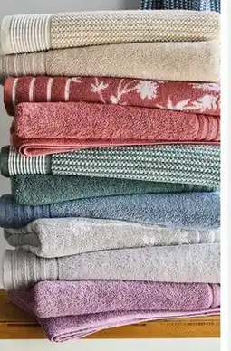 JC Penney Linden Street Pure Performance Solid Or Fashion Bath Towel offer
