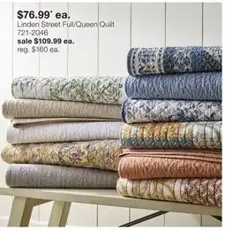 JC Penney Linden Street Full/Queen Quilt offer