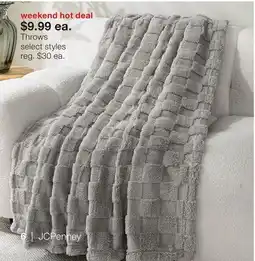 JC Penney Throws offer