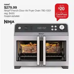 JC Penney Ninja French Door Air Fryer Oven 780-1001 offer