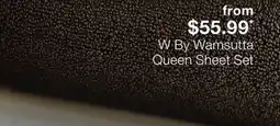 JC Penney W By Wamsutta Queen Sheet Set offer
