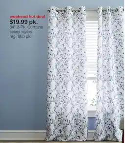 JC Penney 84 2-Pk. Curtains select styles offer