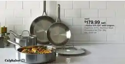 JC Penney Calphalon Classic Nonstick Steel Cookware Set offer