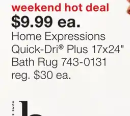 JC Penney Home Expressions Quick-Dri Plus 17x24 Bath Rug offer