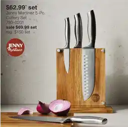 JC Penney Jenny Martinez 5-Pc. Cutlery Set offer