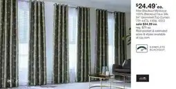 JC Penney Max Blackout Mystique 100% Blackout Faux Silk 97-Centimeter Panel offer