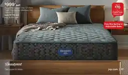 JC Penney Beautyrest Level One 13 Firm Tight Top Queen Mattress Set offer