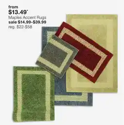 JC Penney Maples Accent Rugs offer