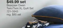 JC Penney Bearpaw Owen Twin/Twin XL Quilt Set offer