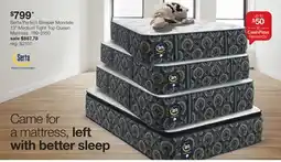 JC Penney Serta Perfect Sleeper Mondale 12 Medium Tight Top Queen Mattress offer