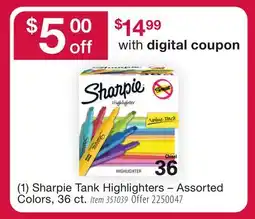BJ’s (1) Sharpie Tank Highlighters - Assorted Colors offer