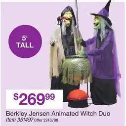 BJ’s Berkley Jensen Animated Witch Duo offer