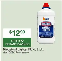 BJ’s Kingsford Lighter Fluid offer