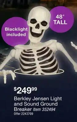BJ’s Berkley Jensen Light and Sound Ground Breaker offer