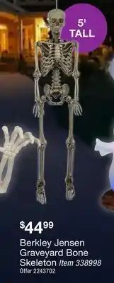 BJ’s Berkley Jensen Graveyard Bone Skeleton offer
