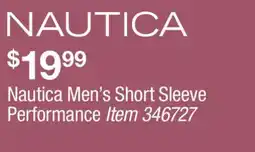 BJ’s Nautica Men's Short Sleeve Performance offer