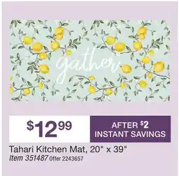 BJ’s Tahari Kitchen Mat offer