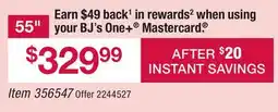 BJ’s LG 55 NU710 NANO 4K Smart TV offer