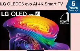 BJ’s LG 83 OLED6 evo AI 4K Smart TV offer