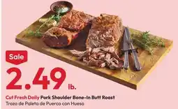 Stater Bros Cut Fresh Daily Pork Shoulder Bone-In Butt Roast offer