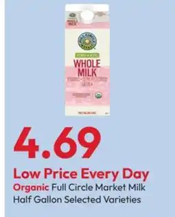 Stater Bros Organic Full Circle Market Milk offer