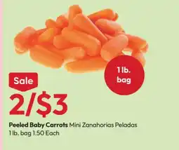 Stater Bros Peeled Baby Carrots offer