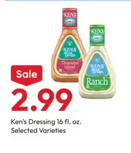 Stater Bros Ken's Dressing offer