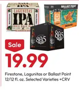 Stater Bros Firestone, Lagunitas or Ballast Point offer