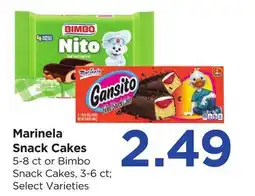 Food 4 Less Marinela Snack Cakes 5-8 ct or Bimbo Snack Cakes, 3-6 ct offer