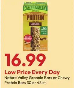 Stater Bros Nature Valley Granola Bars or Chewy Protein Bars offer