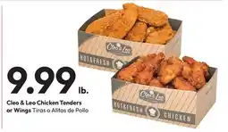 Stater Bros Cleo & Leo Chicken Tenders or Wings offer